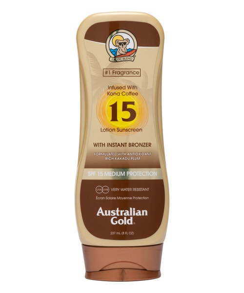Australian Gold Spf 15 lotion with bronzer 237 ml - Protezione