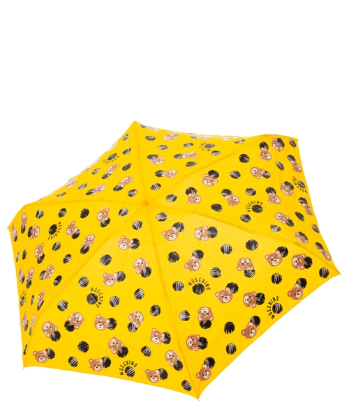 Moschino Pois and Bear Umbrella yellow