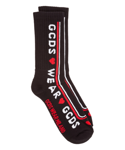 GCDS Love GCDS Socken - black