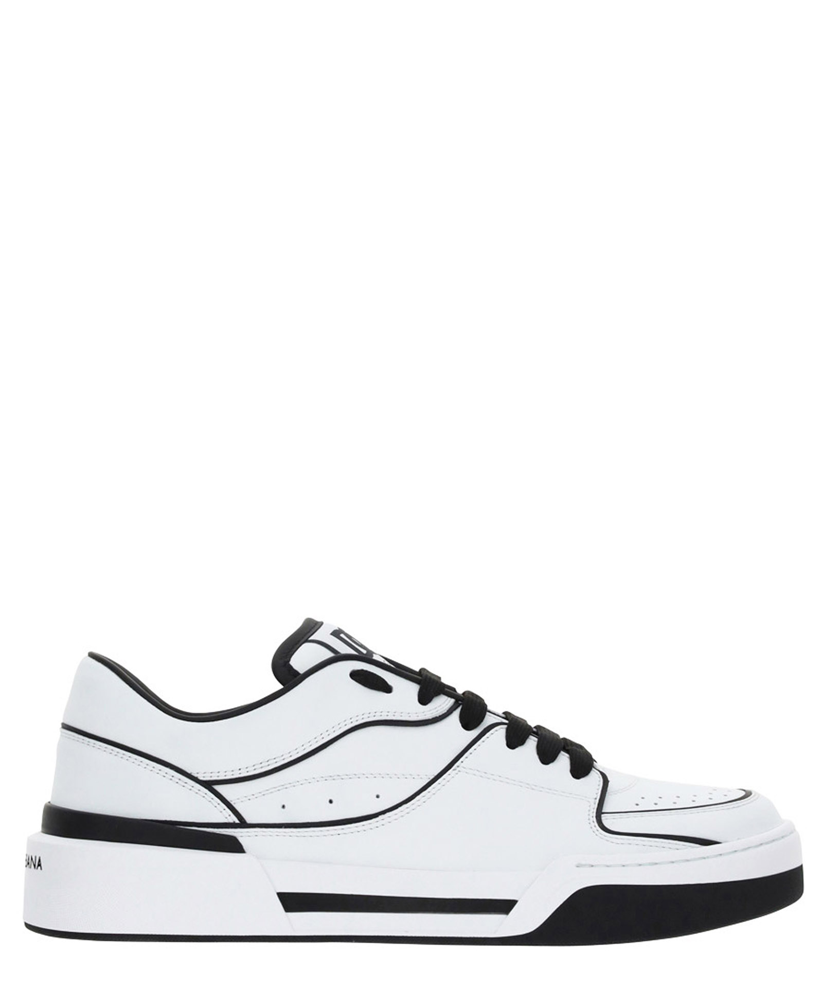 Shop Dolce & Gabbana New Roma Sneakers In White