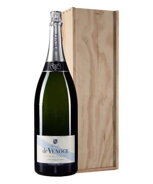 Champagne De Venoge Cordon Bleu Brut 12L Balthazar In Cassa Legno