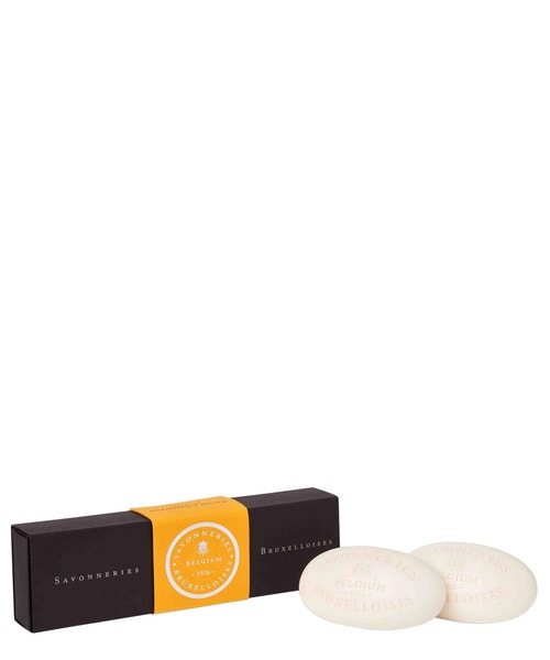 Savonneries Bruxelloises Orange & Pamplemousse 2X50 g - Duo de savons