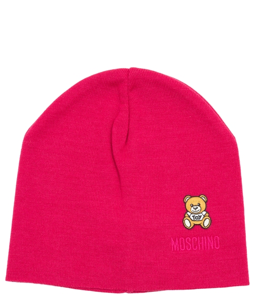 Moschino Teddy Bear Mütze pink