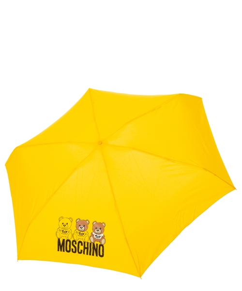 Moschino Scribble Bears Umbrella yellow
