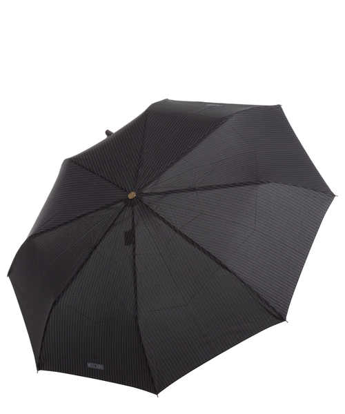 Moschino Openclose Pinstripes Umbrella black