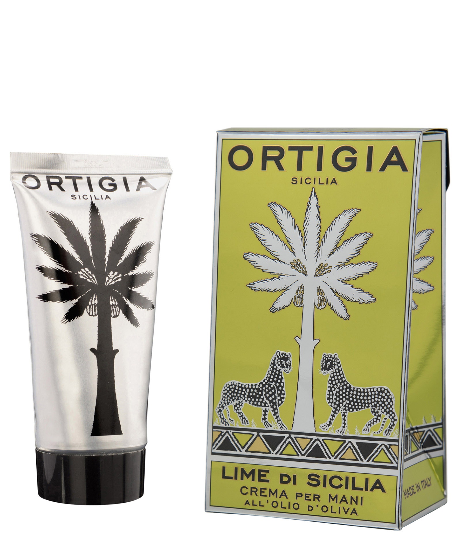 Ortigia Lime Di Sicilia Hand Cream 80 ml In White